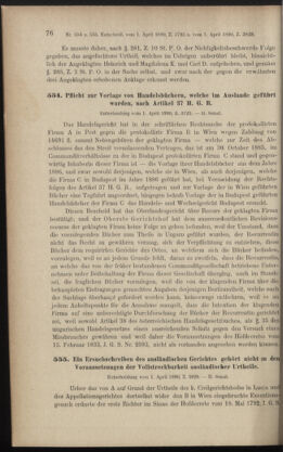 Verordnungsblatt des K.K. Justizministeriums 18901224 Seite: 106