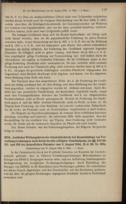 Verordnungsblatt des K.K. Justizministeriums 18901224 Seite: 147