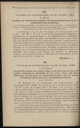 Verordnungsblatt des K.K. Justizministeriums 18901224 Seite: 2