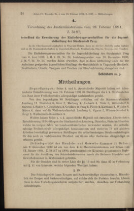 Verordnungsblatt des K.K. Justizministeriums 18910226 Seite: 2