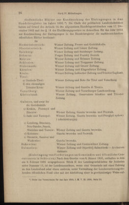 Verordnungsblatt des K.K. Justizministeriums 18910226 Seite: 4