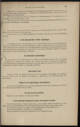 Verordnungsblatt des K.K. Justizministeriums 18910413 Seite: 15