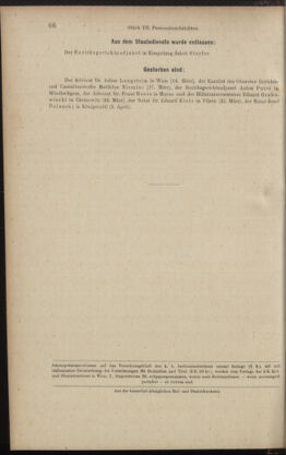 Verordnungsblatt des K.K. Justizministeriums 18910413 Seite: 16