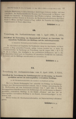 Verordnungsblatt des K.K. Justizministeriums 18910413 Seite: 3