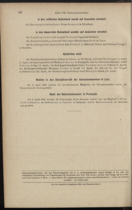 Verordnungsblatt des K.K. Justizministeriums 18910428 Seite: 14