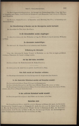 Verordnungsblatt des K.K. Justizministeriums 18910528 Seite: 15