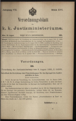 Verordnungsblatt des K.K. Justizministeriums