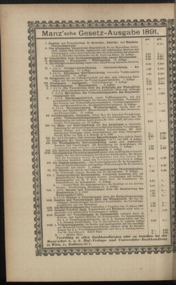 Verordnungsblatt des K.K. Justizministeriums 18911028 Seite: 8