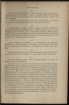 Verordnungsblatt des K.K. Justizministeriums 18920114 Seite: 5