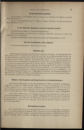 Verordnungsblatt des K.K. Justizministeriums 18920225 Seite: 7