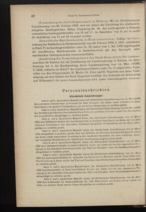 Verordnungsblatt des K.K. Justizministeriums 18920330 Seite: 10