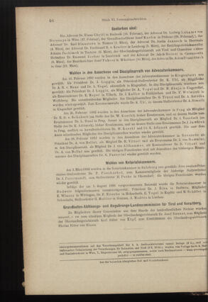 Verordnungsblatt des K.K. Justizministeriums 18920330 Seite: 14