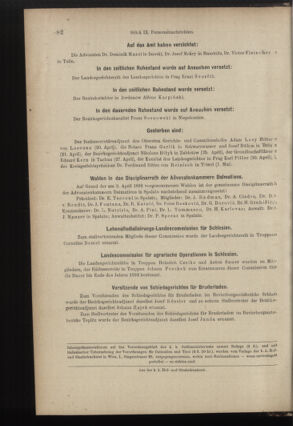 Verordnungsblatt des K.K. Justizministeriums 18920516 Seite: 10