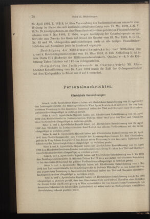 Verordnungsblatt des K.K. Justizministeriums 18920516 Seite: 6