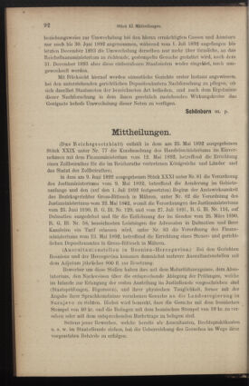 Verordnungsblatt des K.K. Justizministeriums 18920611 Seite: 2