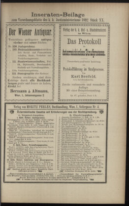 Verordnungsblatt des K.K. Justizministeriums 18921027 Seite: 7