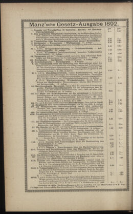 Verordnungsblatt des K.K. Justizministeriums 18921027 Seite: 8