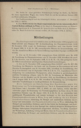 Verordnungsblatt des K.K. Justizministeriums 18930113 Seite: 4