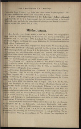 Verordnungsblatt des K.K. Justizministeriums 18930131 Seite: 5