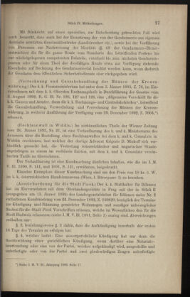 Verordnungsblatt des K.K. Justizministeriums 18930211 Seite: 5