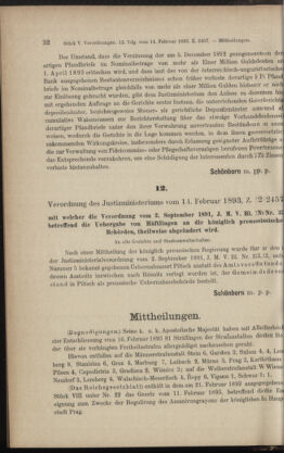 Verordnungsblatt des K.K. Justizministeriums 18930228 Seite: 2