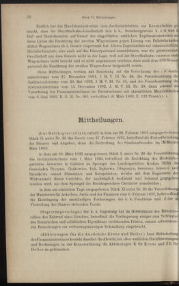 Verordnungsblatt des K.K. Justizministeriums 18930316 Seite: 2