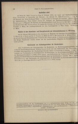 Verordnungsblatt des K.K. Justizministeriums 18930316 Seite: 8