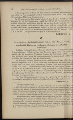 Verordnungsblatt des K.K. Justizministeriums 18930511 Seite: 2