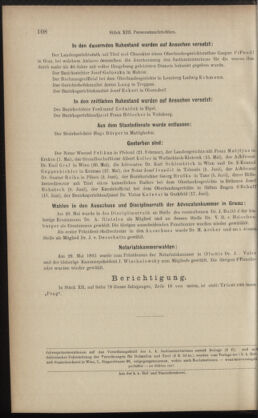 Verordnungsblatt des K.K. Justizministeriums 18930623 Seite: 28