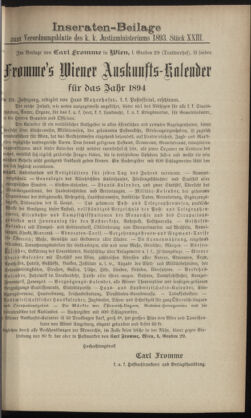 Verordnungsblatt des K.K. Justizministeriums 18931124 Seite: 7