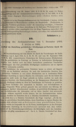 Verordnungsblatt des K.K. Justizministeriums 18931215 Seite: 3