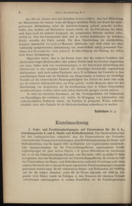 Verordnungsblatt des K.K. Justizministeriums 18940113 Seite: 2