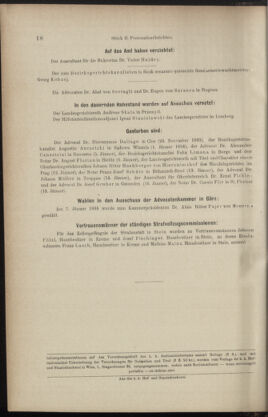 Verordnungsblatt des K.K. Justizministeriums 18940126 Seite: 10