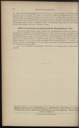 Verordnungsblatt des K.K. Justizministeriums 18940511 Seite: 6