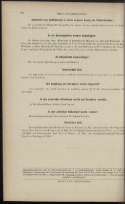 Verordnungsblatt des K.K. Justizministeriums 18940526 Seite: 8