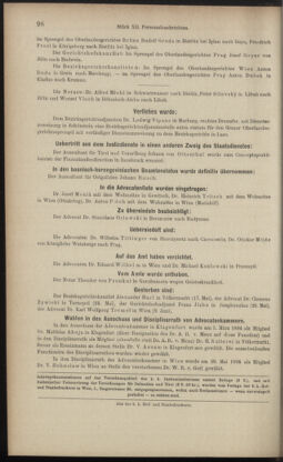 Verordnungsblatt des K.K. Justizministeriums 18940623 Seite: 14