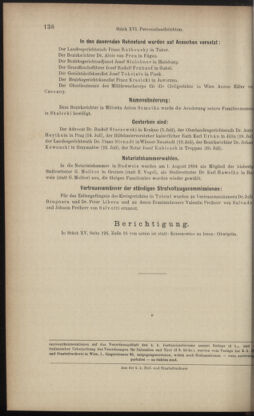 Verordnungsblatt des K.K. Justizministeriums 18940816 Seite: 10