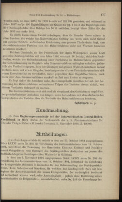 Verordnungsblatt des K.K. Justizministeriums 18941113 Seite: 5