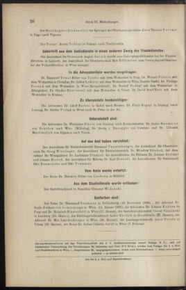 Verordnungsblatt des K.K. Justizministeriums 18950214 Seite: 8