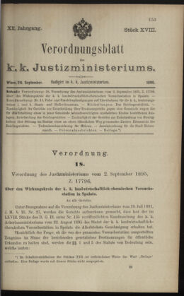 Verordnungsblatt des K.K. Justizministeriums