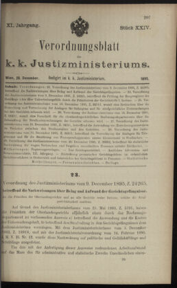 Verordnungsblatt des K.K. Justizministeriums