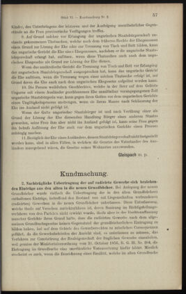 Verordnungsblatt des K.K. Justizministeriums 18960318 Seite: 5