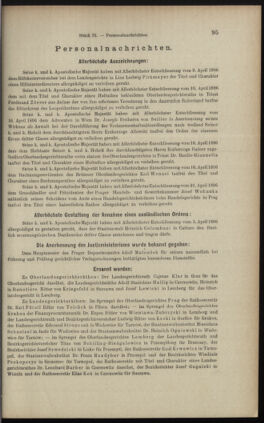 Verordnungsblatt des K.K. Justizministeriums 18960506 Seite: 11