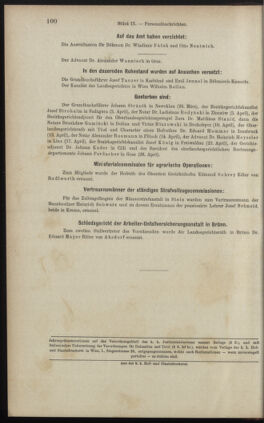 Verordnungsblatt des K.K. Justizministeriums 18960506 Seite: 16