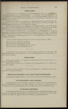 Verordnungsblatt des K.K. Justizministeriums 18960603 Seite: 7