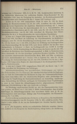 Verordnungsblatt des K.K. Justizministeriums 18960812 Seite: 7