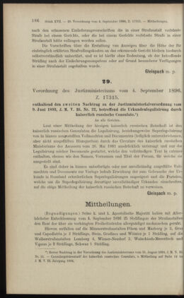 Verordnungsblatt des K.K. Justizministeriums 18960912 Seite: 2