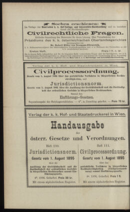 Verordnungsblatt des K.K. Justizministeriums 18960912 Seite: 8