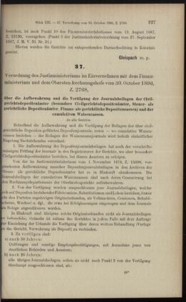 Verordnungsblatt des K.K. Justizministeriums 18961113 Seite: 3