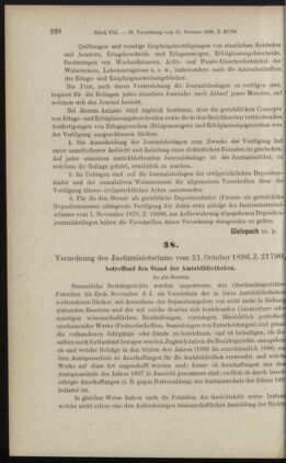 Verordnungsblatt des K.K. Justizministeriums 18961113 Seite: 4